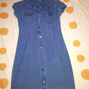 Midi Jean dress